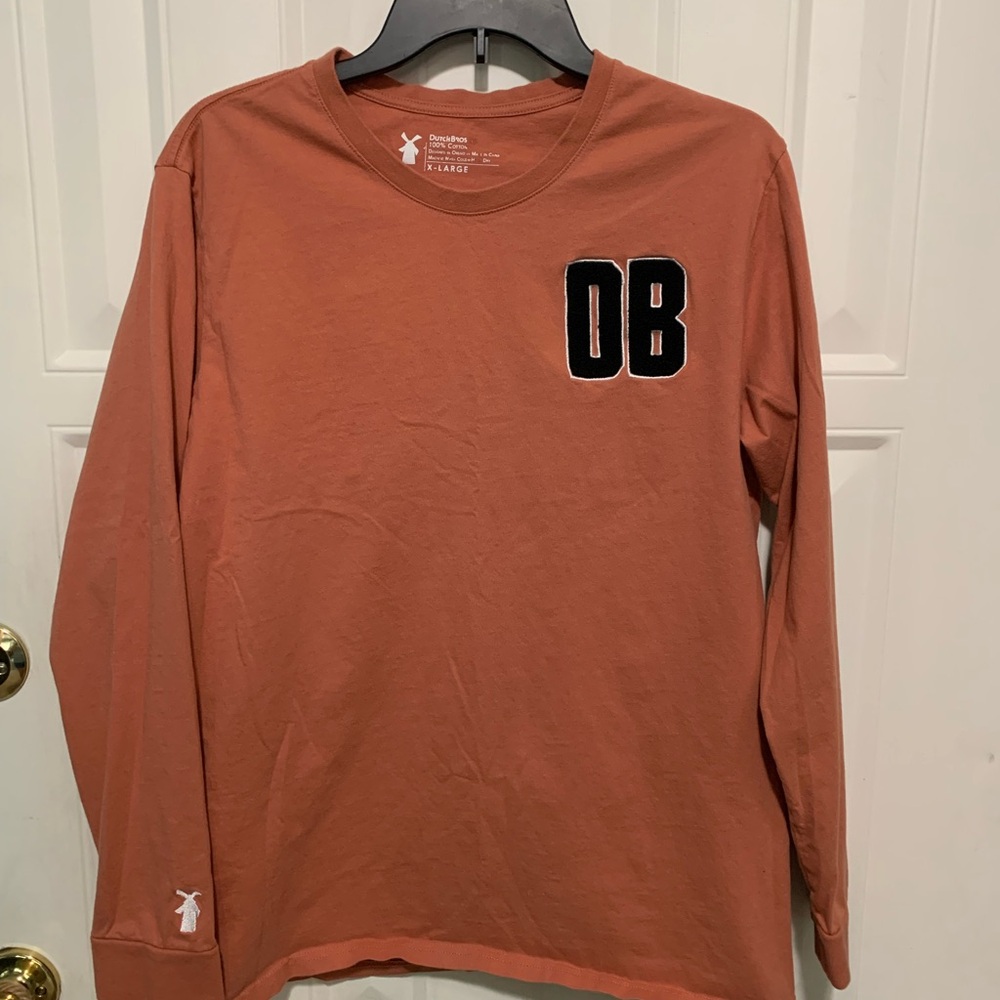 Dutch Bros Terracotta Cotton Shirt